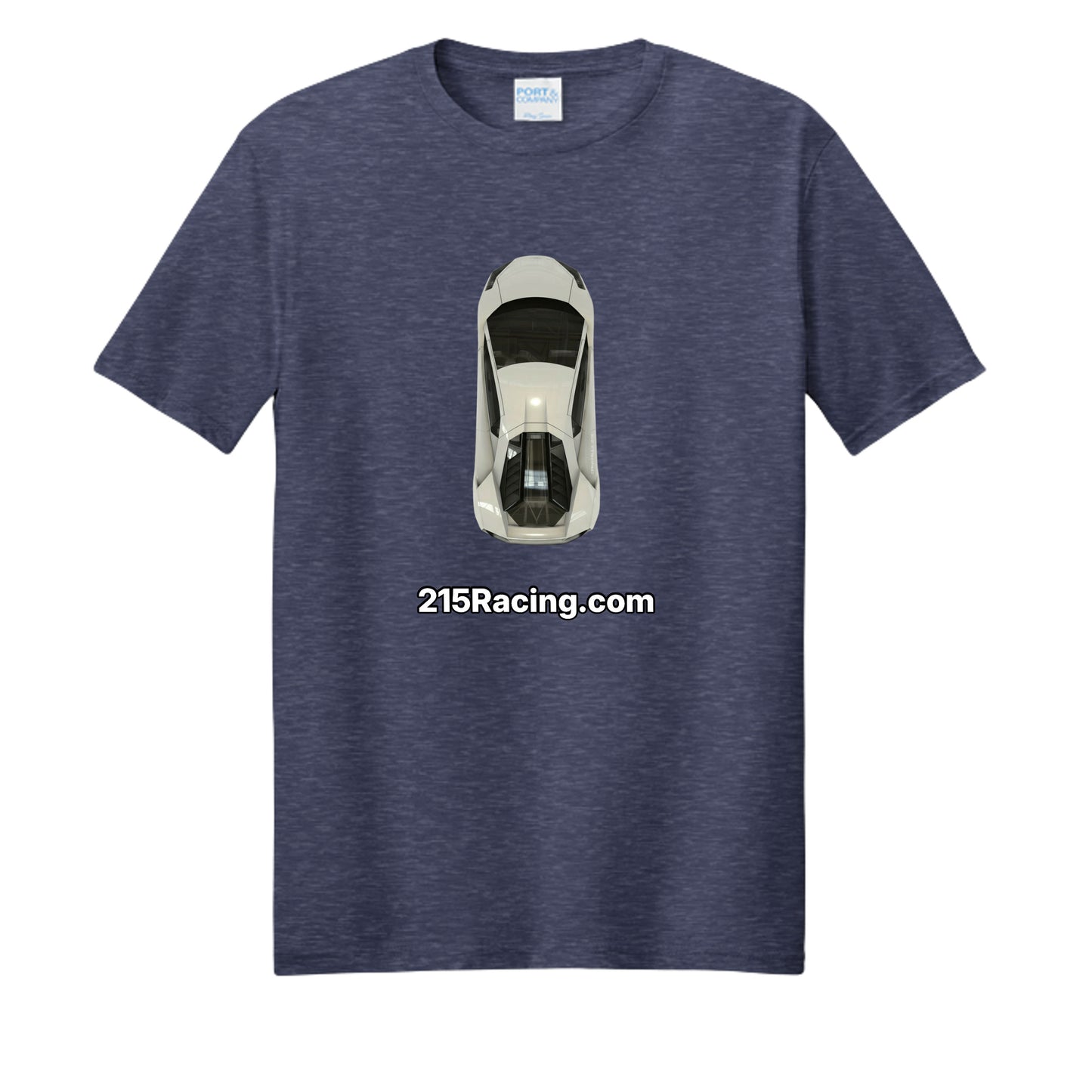 Team Navy Heather - PC455 - FRONT